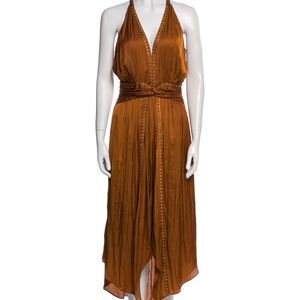 NWT RAMY BROOK Melanie Midi Cinched Waist Dress - NEW - XS